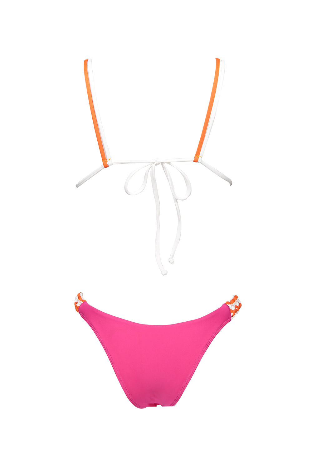 Bikini Greta Branco, Laranja e Rosa