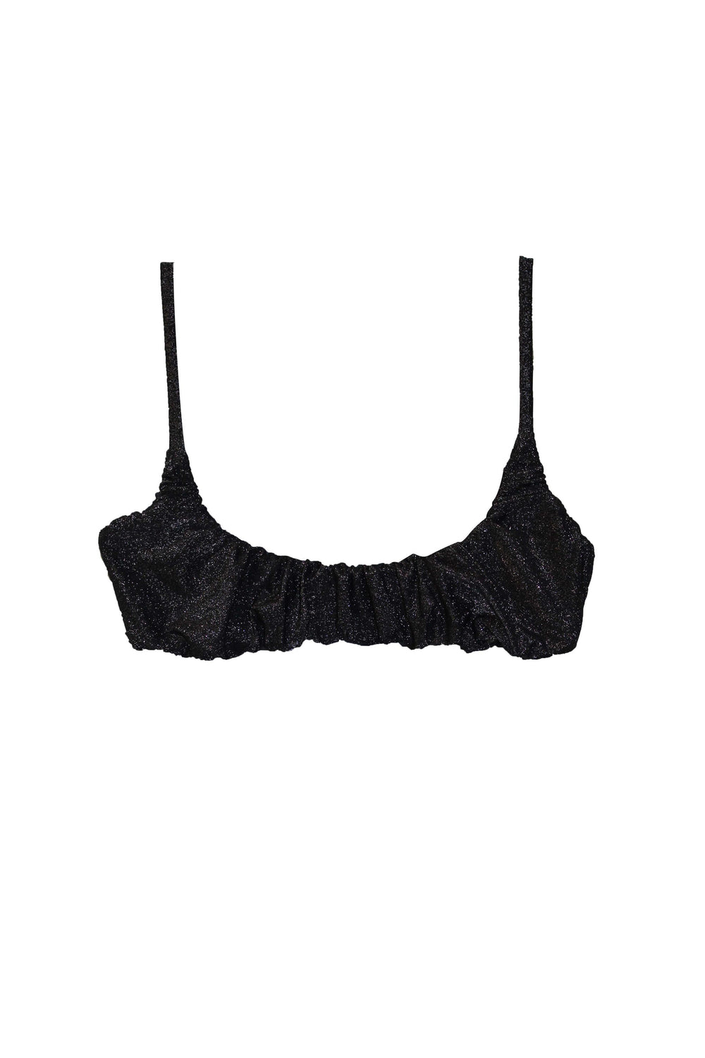 Top Valentina Preto Brilhante