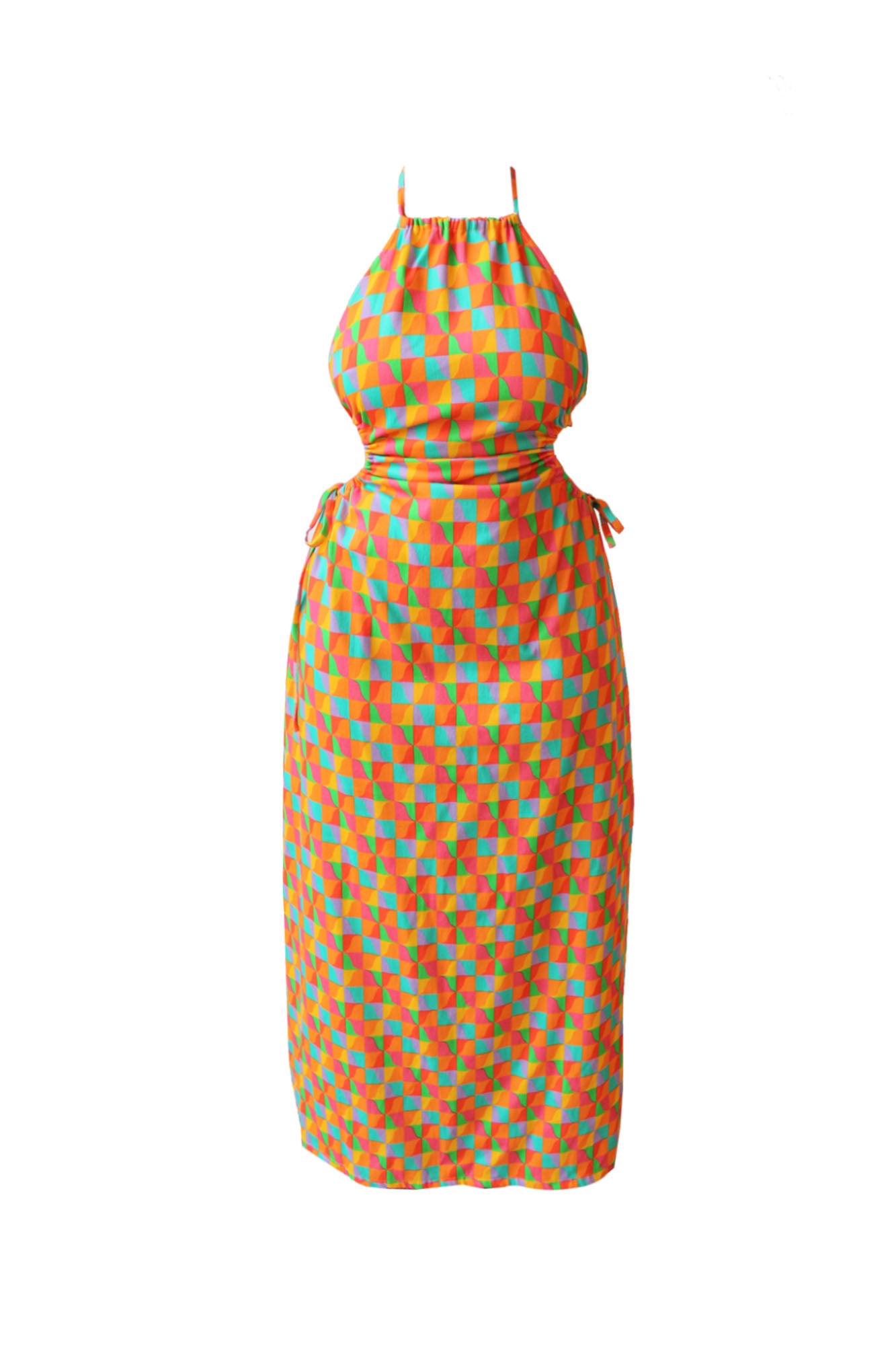 Dress Multicolour Pattern