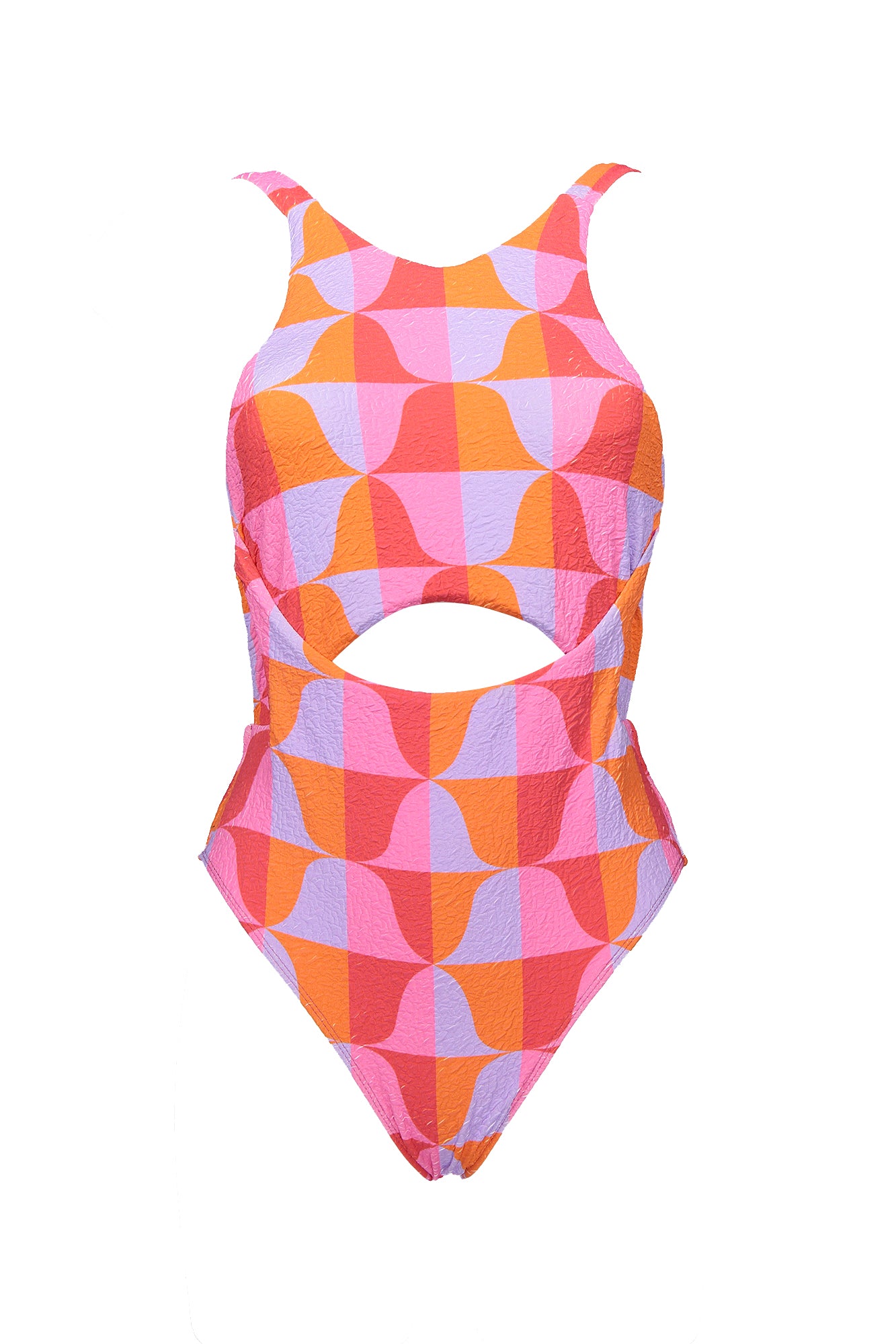 One Piece Comporta Pink Pattern