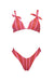 Bikini Marmols Riscas Rosa