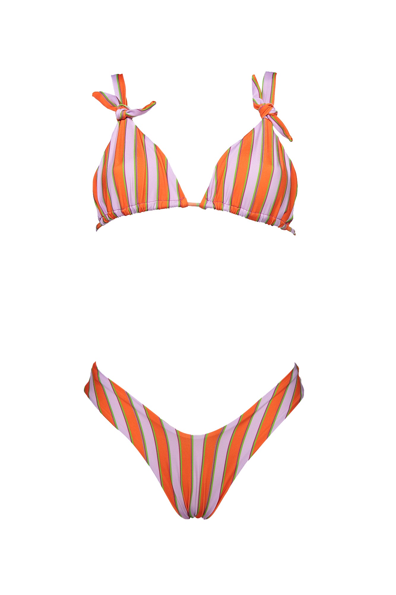 Bikini Marmols Orange Stripes