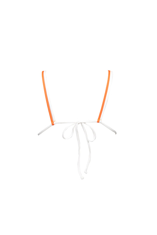 Top Greta Branco, Laranja e Rosa