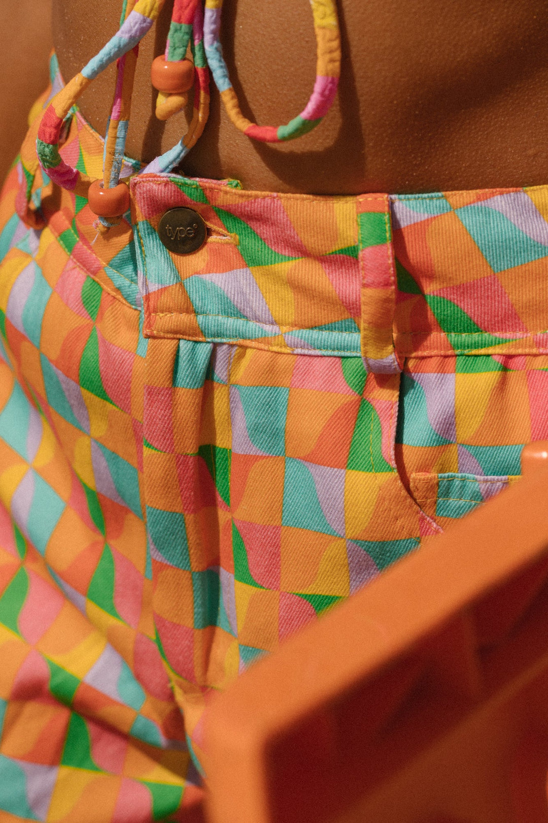 Pantalones Cortos Estampado Multicolor