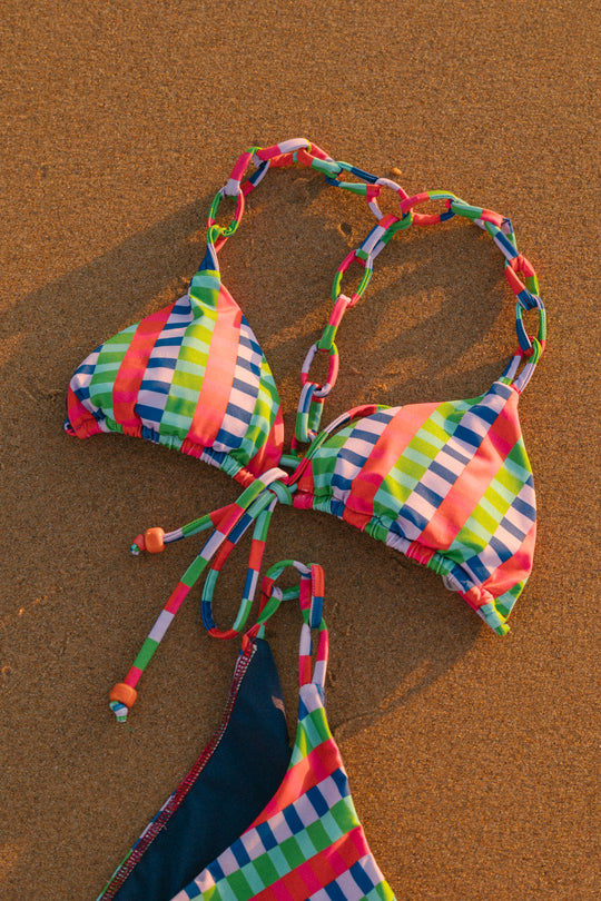 Bikini Falésia Mix Rayas