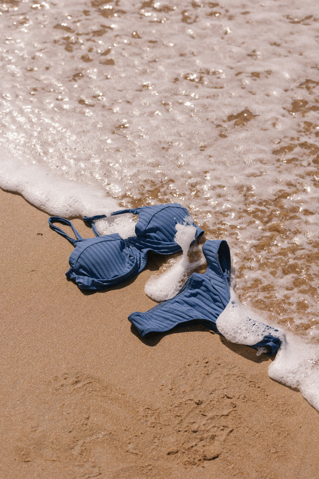Bikini Izzet Azul Texturado