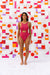 One Piece Comporta Pink Stripes