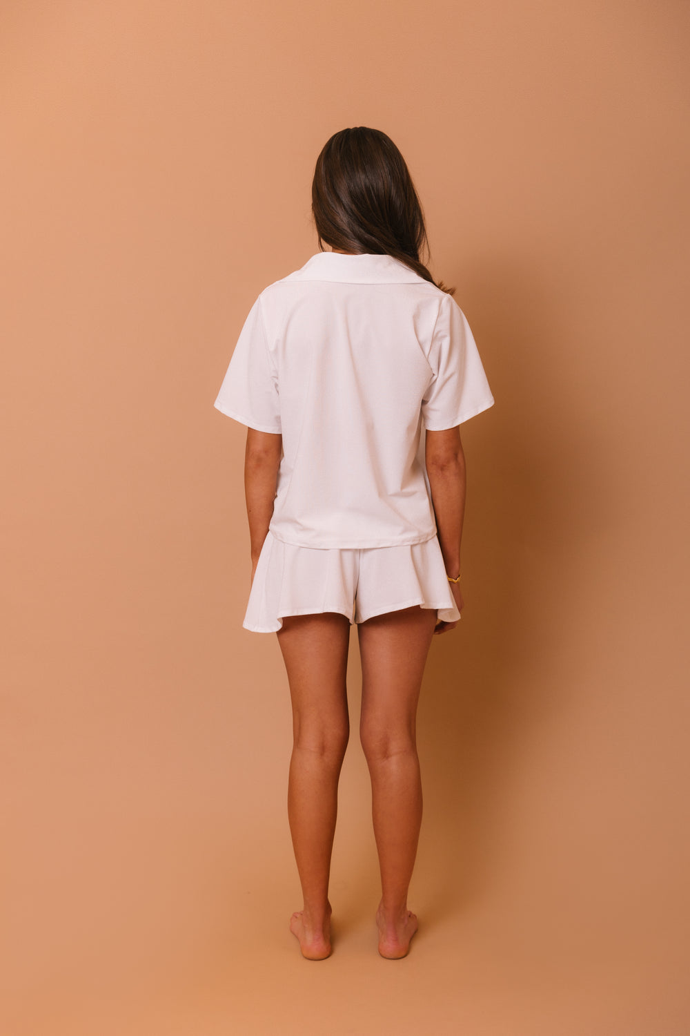 Conjunto de camiseta y pantalón corto en Pearl