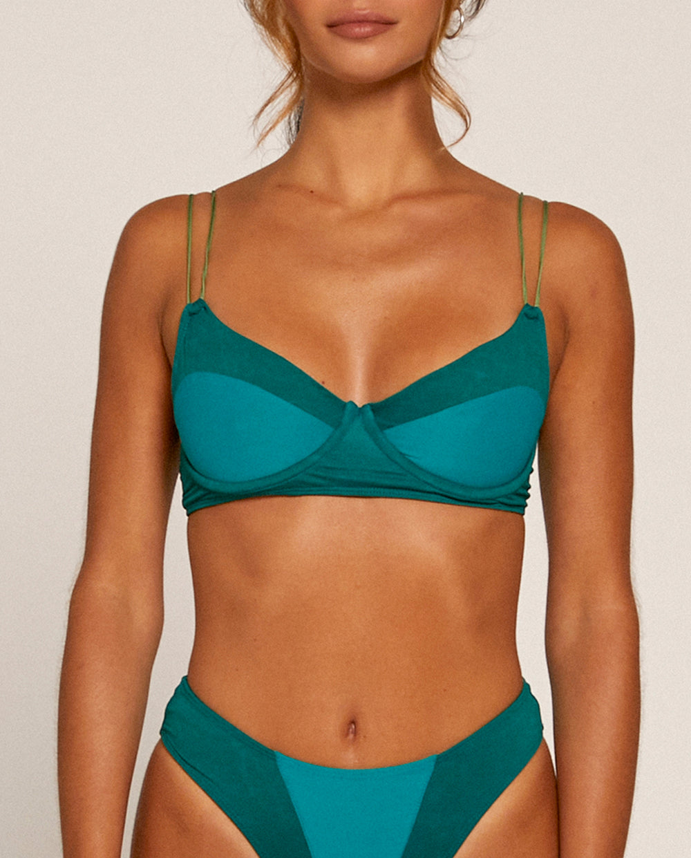 Top Izzet Verde Manchado