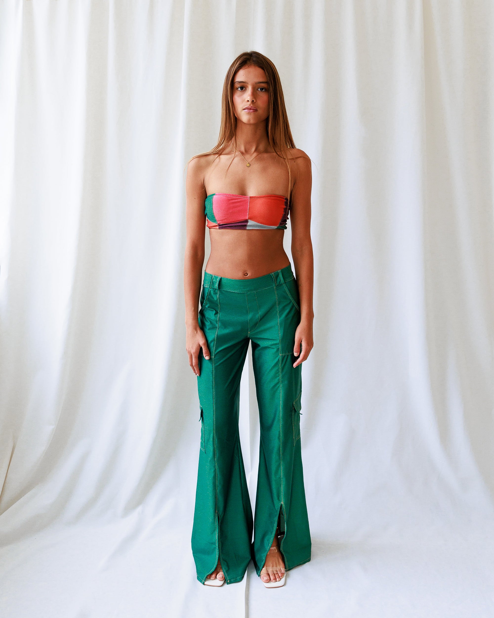 Top Bandeau Brilhantes Multicolor